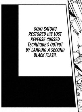 Jujutsu Kaisen Gojo Black Flash